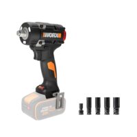 Akku Schlagschrauber 20V mit Brushless Motor, 3 Geschwindigkeitsstufen und LED Licht