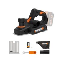 WORX WX620.9 Akku Hobel 20V, Hochleistungs-Akku-Hobel mit Brushless-Motor, 82 mm Hobelbreite, präzise Holzbearbeitung und effiziente Fasenbildung.