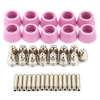 Plasmaschneiderspitzen, 40 Stück, Verbrauchsmaterialien für Plasma-Schneiden, kompatibel mit SG55, AG-60-Torch, Cut60, LGK60 und P-60