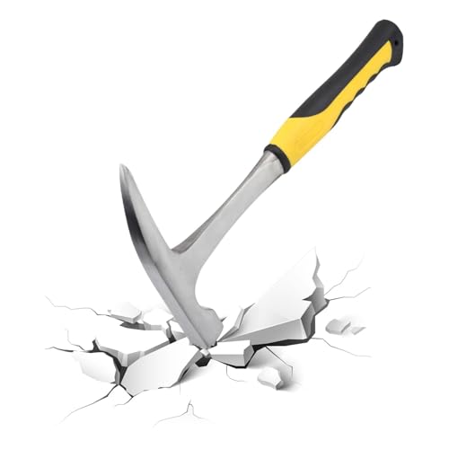 ZHYUAN Geologischer Hammer, Ziegelhammer, Geologische Werkzeuge, Bergbaubedarf, Explorationswerkzeuge, geologischer Untersuchungshammer