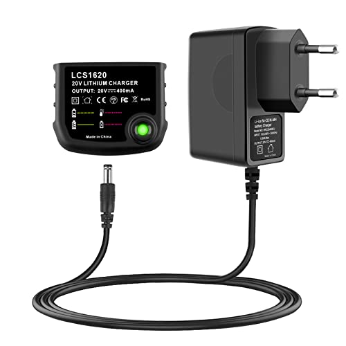 ADVTRONICS 18V/20V Ladegerät, kompatibel mit Black & Decker Lithium-Akkus BL2018 BL1518 LBXR20-OPE und mehr