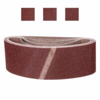 CoCud 76mm x 457mm Schleifband, 12 Stück Schleifbänder 80/120/150 Körnung für Metallbearbeitung