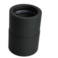 DRUCKKRAFT Adapter für Ø 50 mm Spiralschlauch auf 50 mm (Innen) - für Rechtsgewinde Staubsaugerschlauch | Aufschraubbar | Absaugschlauch | Werkstattabsaugung | Absauganlage | Zyklonabscheider