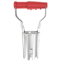 Blumenzwiebelpflanzer mit Auslöseautomatik & Tiefenskala, Zwiebelpflanzer aus 1.5mm Qualitätsstahl für den Garten