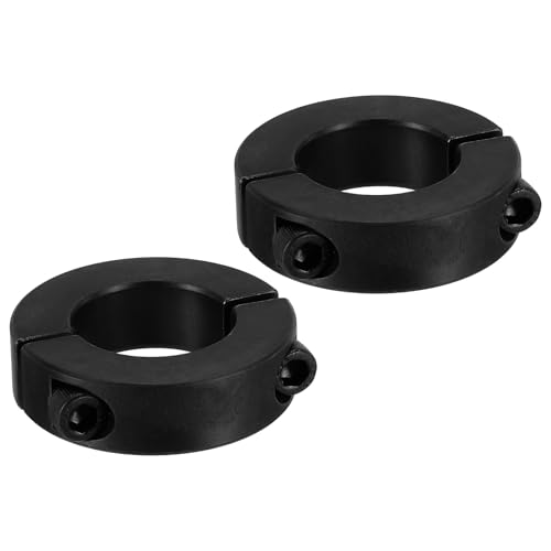 Geteilte Stellringe 30mm langweilig, 54mm OD, 15mm Dicke, 2er Pack, aluminiumlegierung, tiefenanschlagringe, klemm mit gewindestift für maschinenbauindustrie