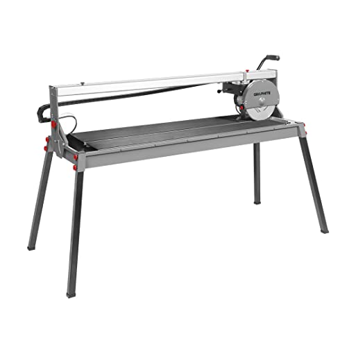 Graphite Fliesenschneidemaschine mit 1500W Leistung, Schneidbereich 1200 mm und Klinge 250 x 25 mm für professionelle oder häusliche Verwendung