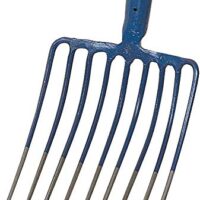 Ideal Steingabel mit 9 Zinken/Federdülle, Blau, 35.6 x 24.3 x 6.2 cm - Garten- und Baubeschäft