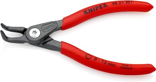 KNIPEX Präzisions-Sicherungsringzange für Innenringe in Bohrungen grau, 130 mm