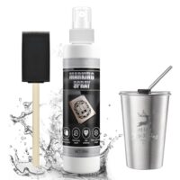 Hochwertiges Laser Markierungsspray für das Lasergravieren und Markieren von Metallen, 150ml, effektive Formel ohne Oxidation und Kratzer