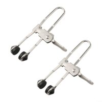 Lever Action Grid Clamps, 2 Stück, Reißverbinder für Ceiling Tiles, Metall-Klemme mit Federstahlbau