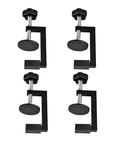 C-Klemmen aus Aluminium und Karbonstahl mit Rutschfesten Gummipads für Holzarbeiten, Tischlerei und Schweißen