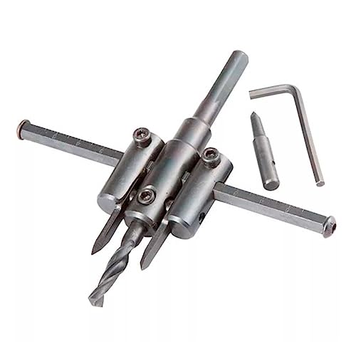 Versteller Kreisschneider Makita, 30 bis 120 mm Größe, Verstelleinheit für weiche Materialien wie Laminat, Gipskarton und PVC