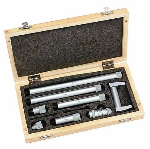 Hochwertiges Innenmikrometer von Metrica mit kombiniertem Stab für präzise Messungen von 50 bis 600 mm, ideal für Innendurchmesser und schwer zugängliche Bereiche.