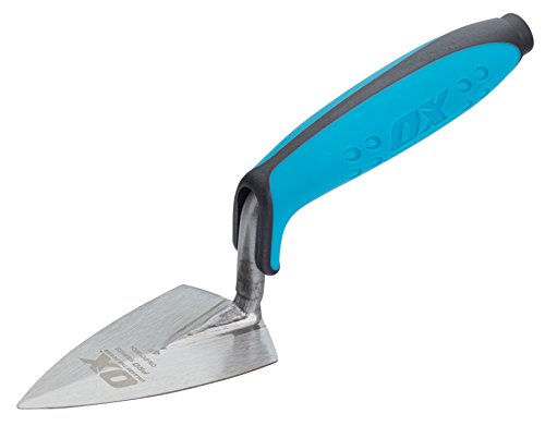 OX Pro Pointing Trowel Philadelphia Pattern 4 Zoll / 102 mm, hochwertiges Werkzeug für Maurer und Fliesenleger, ergonomischer Griff und präzise Klinge aus Kohlenstoffstahl