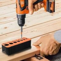 Präzisionsbohrer-Führrungsblock für gerade Löcher, DIY-Bohrvorrichtung mit Winkeleinstellung für Holzbearbeitung und Metallbearbeitung