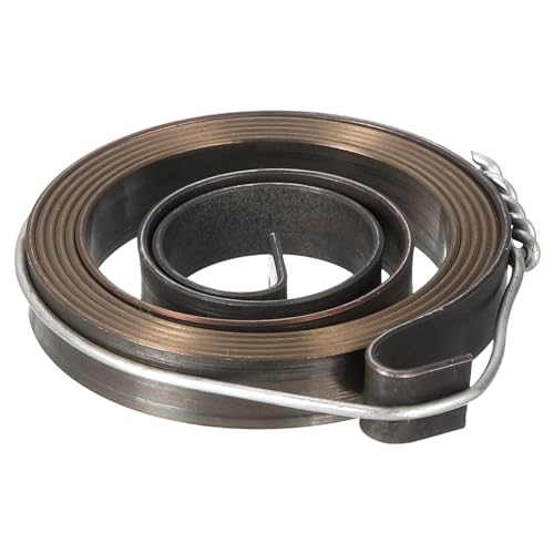 Federspindel für Bohrmaschine, chemisch schwarz gefertigt, Stahl, 680mm Ausdehnung, Lang, 34 x 6 x 0,65mm, Ersatzteil