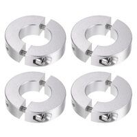 Geteilte Stellringe aus Aluminium-Legierung, 22mm und 45mm Durchmesser, 12mm Breite, Tiefenanschlagringe für industrielle Anwendungen