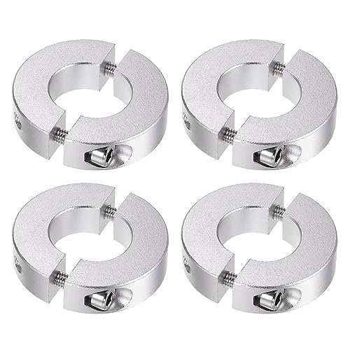 Geteilte Stellringe aus Aluminium-Legierung, 22mm und 45mm Durchmesser, 12mm Breite, Tiefenanschlagringe für industrielle Anwendungen