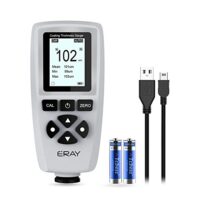 ERAY Schichtdickenmessgerät mit Hintergrundbeleuchtung, LCD-Anzeige und Lackschichtenmesser für die Messung von Lackschichten auf Autos mit hoher Genauigkeit und Vielseitigkeit