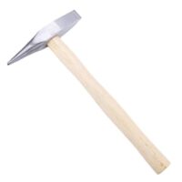 Schweißmeißelhammer, 11,8 Zoll, Zweikopf-geschmiedeter Stahl mit Holzgriff zum Schweißen und Zerkleinern von Eis