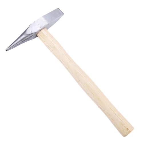 Schweißmeißelhammer, 11,8 Zoll, Zweikopf-geschmiedeter Stahl mit Holzgriff zum Schweißen und Zerkleinern von Eis