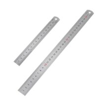 Doppelseitige Metall-Lineale mit 15 bzw. 30 cm Länge, Stahl, Doppelskala, für Engineering, Schule, Büro und Zuhause