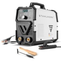 STAHLWERK Elektroden-Schweißgerät ARC 200 Puls Pro - Schweißen ohne Schutzgas, kompakt und leistungsstarkes Gerät für Heimwerker und Profis
