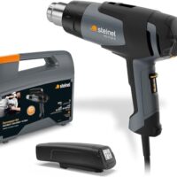 Steinel Heißluftgebläse HG 2120 E Carwrapper-Set mit Temperaturscanner und Heißluftpistole für Sichtschutzfolie und Lederbearbeitung