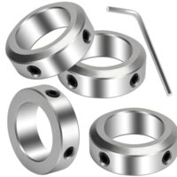 Stellring 30mm Innen, Feststellringen für Rad, Schubkarre und Axle, Aluminiumlegierung, 4 Stück