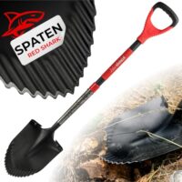 STREND PRO Spaten mit Fiberglasstiel und robustem Stahlkopf für harte, steinige Böden. Perfekter Garten-Spaten für professionelle Gartencraft.