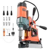 VEVOR Magnetbohrmaschine mit 1400 W Leistung und 50 mm Bohrdurchmesser für Metalloberflächen - Industrie Heimwerker Werkzeug