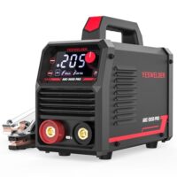 YESWELDER Elektrodenschweißgerät 205 Ampere ARC/LIFT WIG 230V MMA Schweißgerät mit LED-Anzeige und Heißer Start für Heimwerker