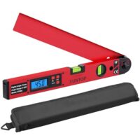 Digitaler Winkel-Lineal Horizontale Winkelmesslehre mit LCD-Anzeige für präzise Messungen in Tischlerei, Bauwesen und Heimwerken