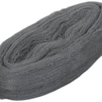 Wolfcraft Stahlwolle Feinheit 0 für die Vorbereitung von Lackierarbeiten, hochwertiges Werkzeug für Metall, Blech, NE-Metall und Holz