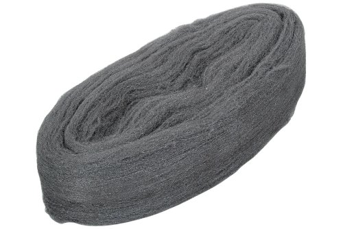 Wolfcraft Stahlwolle Feinheit 0 für die Vorbereitung von Lackierarbeiten, hochwertiges Werkzeug für Metall, Blech, NE-Metall und Holz
