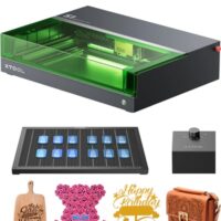 Laser Graviermaschine und Cutter, xTool S1, 10W, DIY Lasermaschine, Präzisionsarbeit auf Holz, Metall, Acryl, Leder, Autofokus, Pin-Point-Positionierung