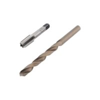 YINETTECH Gewindebohrer Set 1/8-27 NPT mit HSS Schnellarbeitsstahl für effektives Bohren in Metall, Kunststoff und Holz