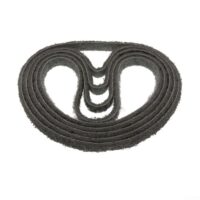 10 x 330 mm Anti-Dehnungs-Nylon-Polierband, Edelstahl, hitzebeständig und industrielles Abraisseband mit 600 Mesh für den Gebrauch in Spülbecken und anderen Anwendungen