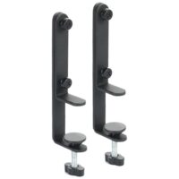 2-teilige Schreibtischklemme, stabile Pegboard-Schreibtischhalterung, Pegboard-Installationswerkzeug für Garage, Küche, Home Office