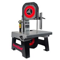 BUCKTOOL 127 mm Metallbandsäge, 1200W Bandsäge für Metall, Tisch-Bandsäge mit variabler Geschwindigkeit 0,7–2,4 m/s