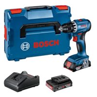 Bosch Professional 18V System Akku Bohrschrauber GSR 18V-45 mit 2x 2,0Ah Batterien und Ladegerät GAL 18V-20
