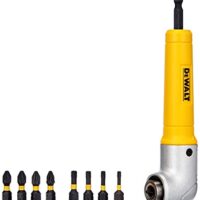 DEWALT Winkelvorsatz 90°, inkl. 9 Bits Extr Impact Torsion für den Einsatz in Schlagschraubern geeignet