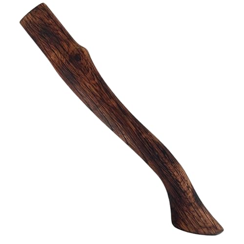 Buchenholz Axtgriff, Ersatz für alte Axtgriffe, stabile und widerstandsfähige Oberfläche, ergonomisches Design mit gebogenem Ende