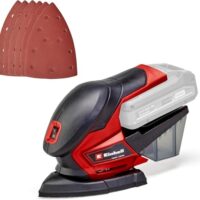 Einhell Akku-Multischleifer TE-OS 18/150 Li-Solo Power X-Change mit Staubfangbox und Staubabsaugadapter, ohne Akku und Ladegerät