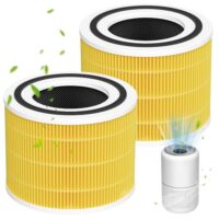 Zwei Ersatzfilter für den LEVOIT Core 300 und Core 300S Luftreiniger, HEPA-Filter und Aktivkohlefilter für Haustier-Besitzer und Raucher