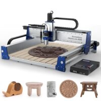 Genmitsu PROVerXL 2X2 CNC Fräsmaschine mit großen Arbeitsbereich und moderner Technik, ideal für Holzbearbeitung, Möbelherstellung und Bastelprojekte.