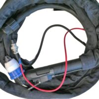 HST Plasmaschneider Schlauchpaket P80 Cut 100 bis Cut 120 Ampere 5 Meter mit Führungsschiene I Hochwertiges Cut Schlauchpaket für Plasmabrenner, HST Plasmaschneider, Schneideset, Düse, Elektrode, Keramikring, Keramikdüse