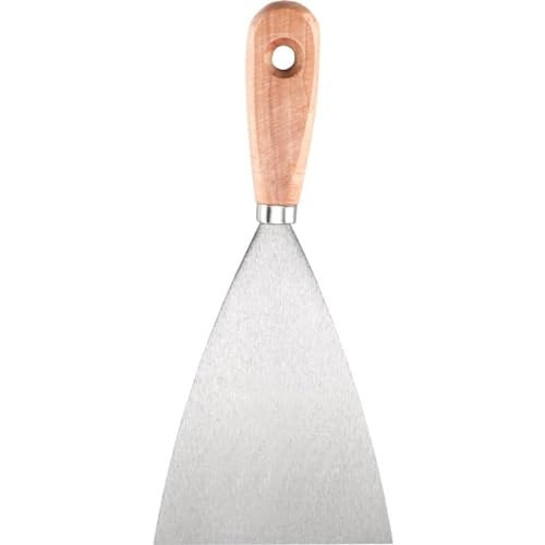 KWB Malerspachtel 100 mm, 0300-00 - hochwertiges Werkzeug für Malerarbeiten mit breiter Basis und konischer Spitze