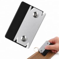 HRMGJH Kantenhobel Holz, Kantenabfertigungswerkzeug, Umleimer, Entgratwerkzeug mit 1 Ersatzklinge, für Holz, PVC und ABS