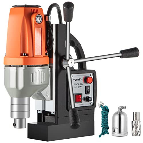 Mophorn Bohrmaschine, magnetische Bohrmaschine mit 980 Watt, 35 mm Bohrungsdurchmesser und 10.000 N Maximalkraft für Metallbearbeitung, Schiffsbau und weitere Anwendungen